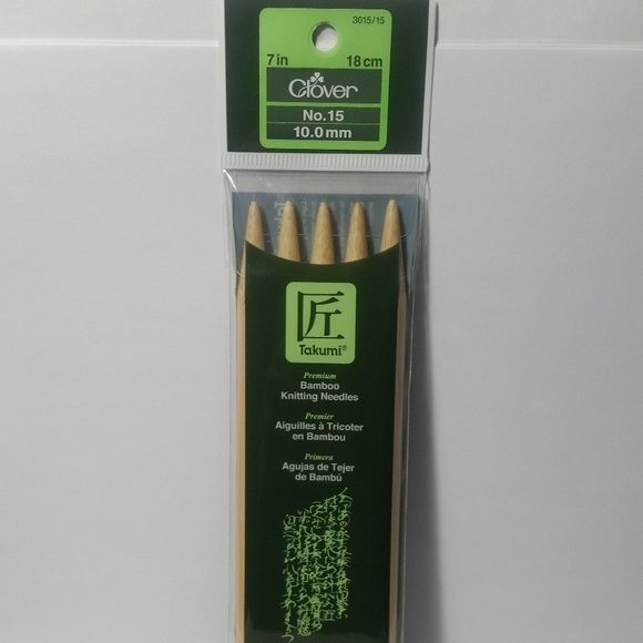 Bamboo Knitting Needles Double Point 7" No.15 - Picture 1 of 9